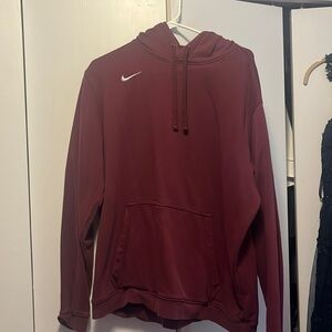Maroon Nike hoodie